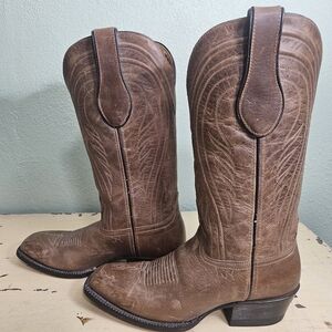 Handmade In Old MEXICO Leather Western Cowboy Boots